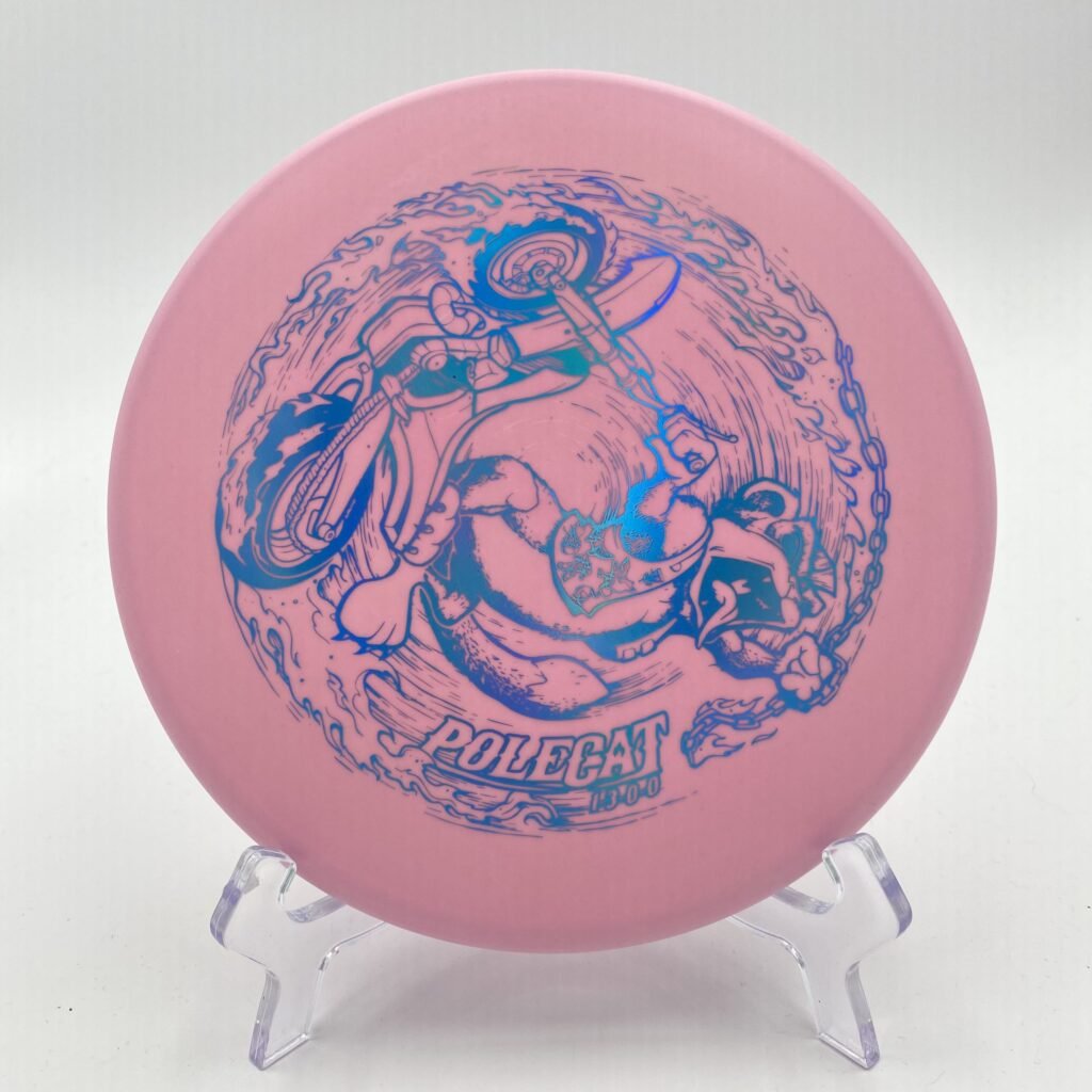 Main product picture of yellow Innova DX Polecat in Color Glow plastic.