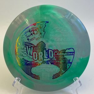 Translucent ESP Swirl Discraft Force - Paul McBeth & Nate Doss collaboration disc for advanced players.