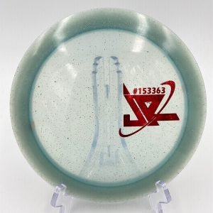 Top view of white Lone Star Discs Seguin in Founder's plastic for reliable performance.
