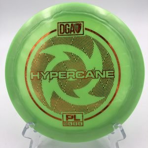 Top view of vibrant DGA PL Hypercane - perfect for achieving stable distance throws.