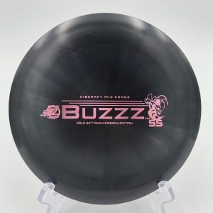 Top view of black Discraft Z Wasp in Midnight plastic 40TH Anniversary Edition.