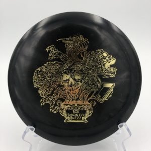 Top view of smoky multicolor Discraft Buzzz in Z plastic special edition.