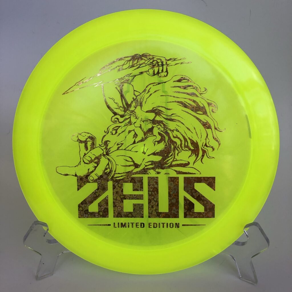 Main view of vibrant Discraft Zeus in Z plastic - Limited Edition with stunning detail.
