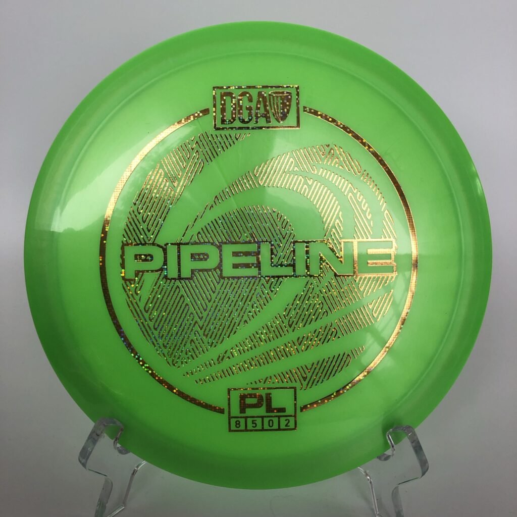 Top view of vibrant DGA ProLine Pipeline in 173-174g plastic.