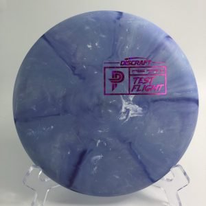 Top view of lime Discraft Fierce in Unsanctioned plastic with a vibrant design.