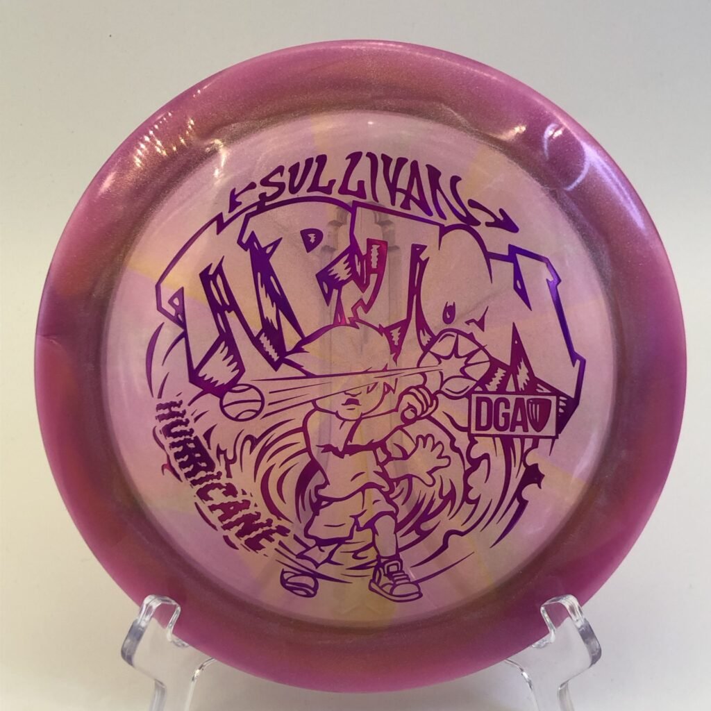 Swirl DGA Hurricane in 2024 Tour Series plastic with a unique finish.