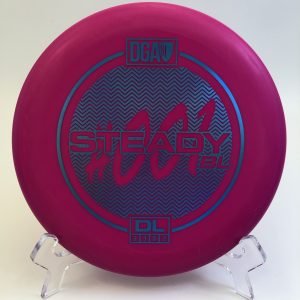 DGA Steady BL in D-Line plastic Beadless disc for maximum control and grip.