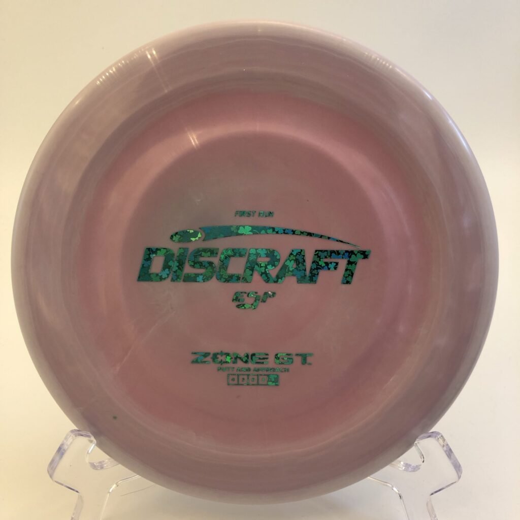 Discraft Zone GT in ESP plastic First Run edition providing superior overstable handling.