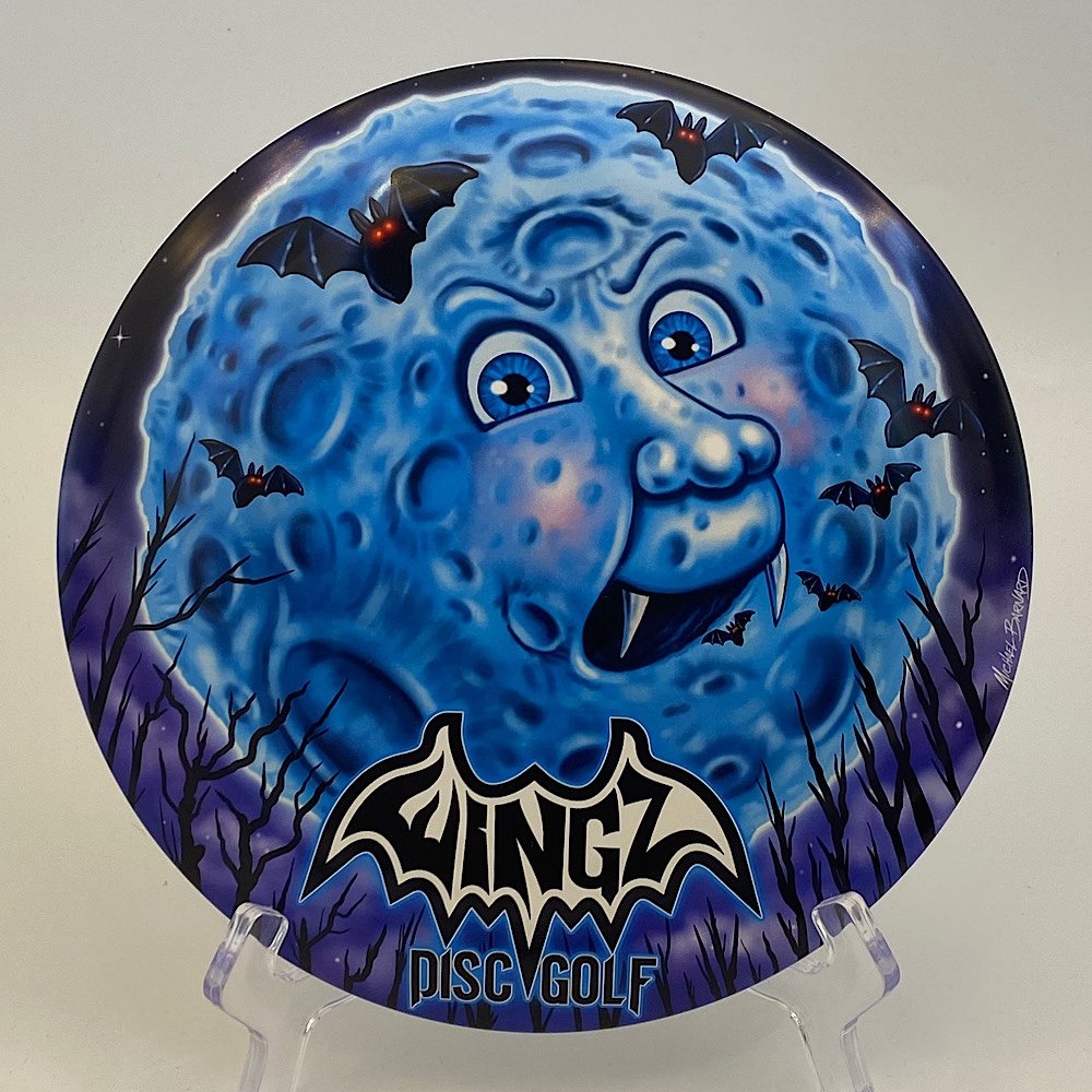 Main view of special edition #11/100 Discraft ESP Buzzz - 177+g with vibrant colors.