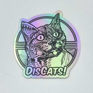 DisCats Hologram Sticker (5cm)
