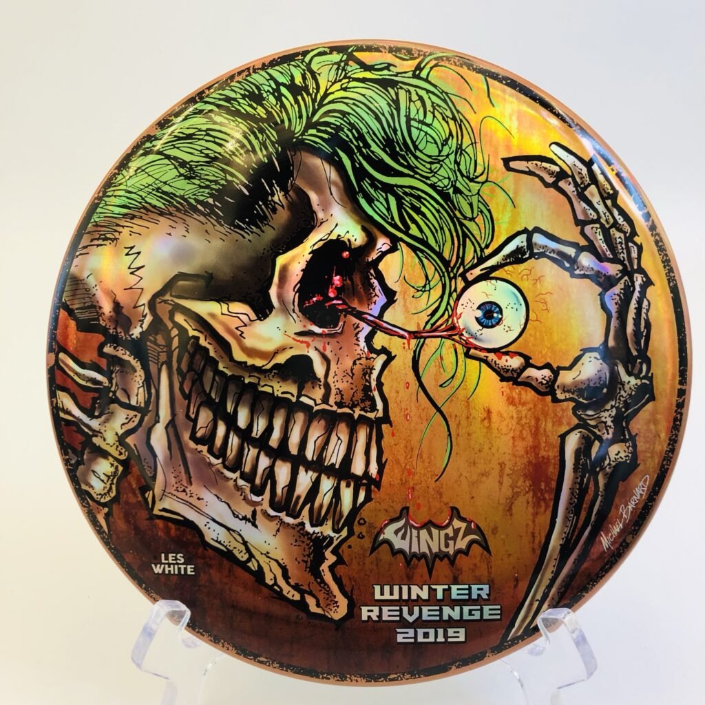 Discraft Buzzz in ESP plastic Winter Revenge 2019 edition with unique artwork by Les White & Mike Barnard.