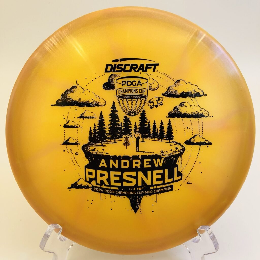 Discraft Drone in Z Swirl Colorshift plastic Special Edition for Andrew Presnell Champions Cup.