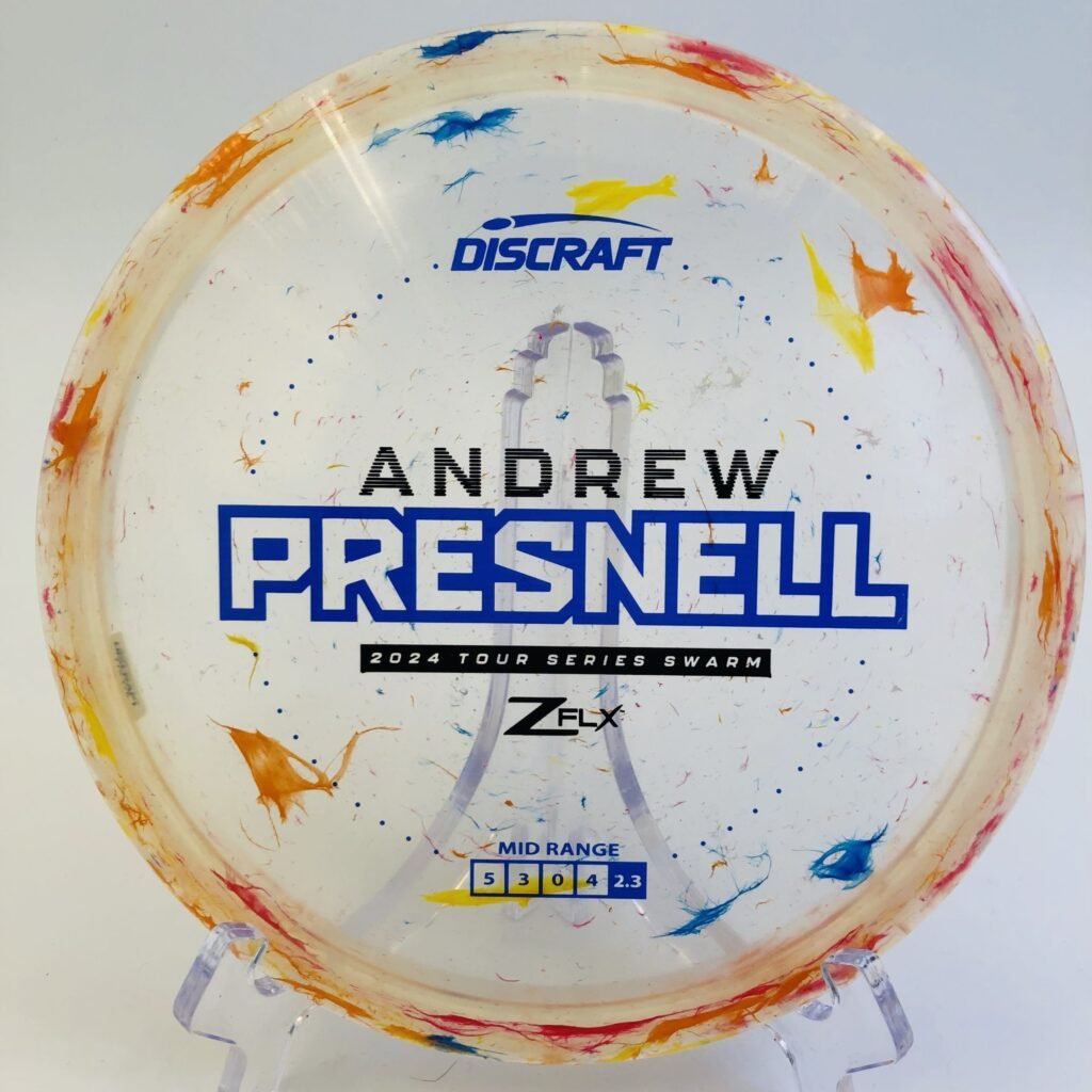 Discraft Swarm in Jawbreaker Z FLX plastic - 2024 Andrew Presnell Tour Series.