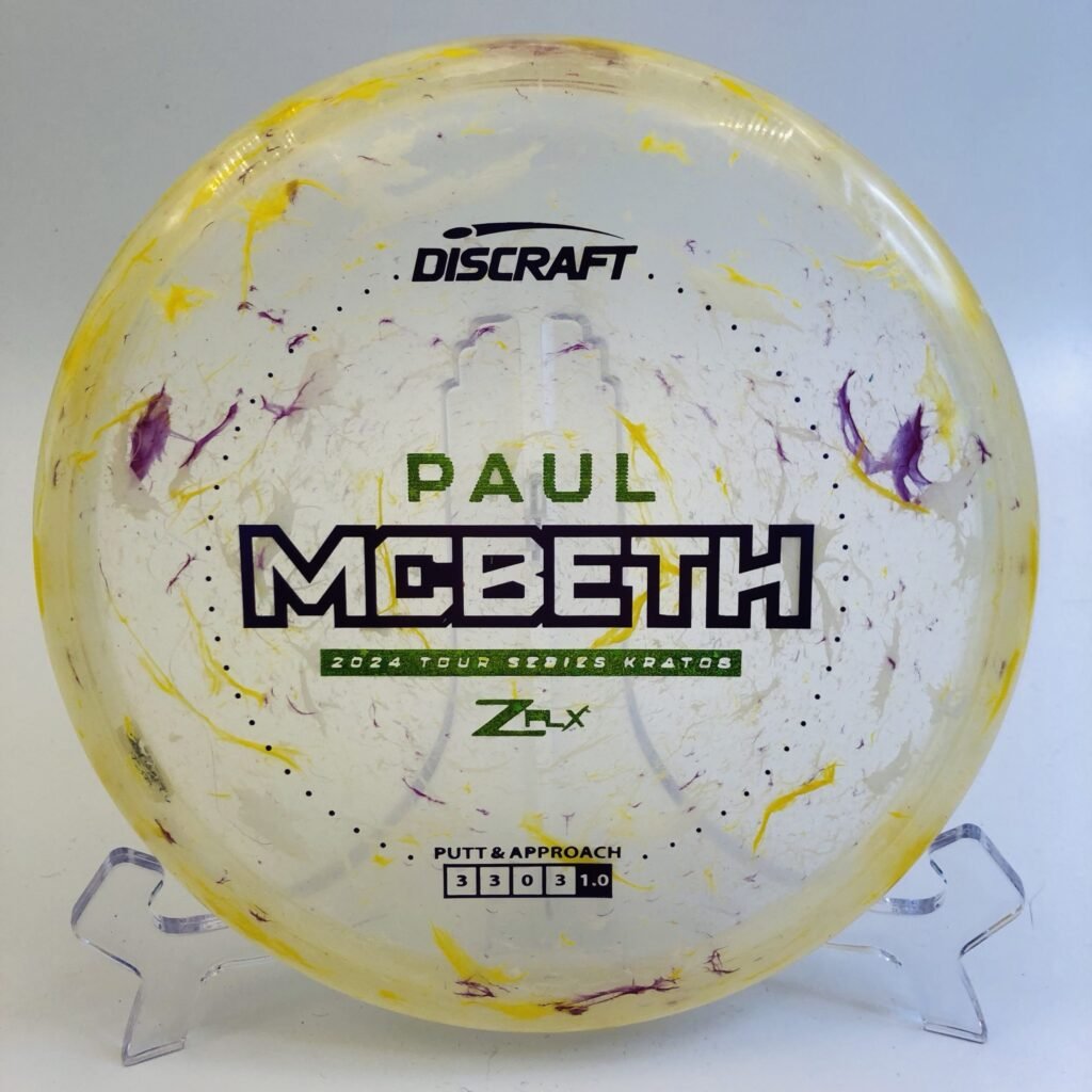 Discraft Kratos in Jawbreaker Z FLX plastic - 2024 Paul McBeth Tour Series.