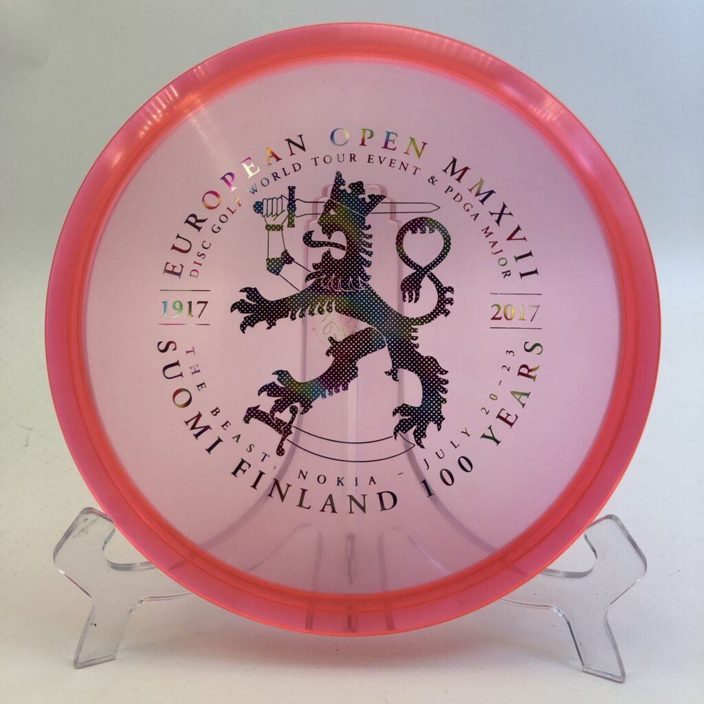 Innova VRoc3 in Champion plastic 2017 European Open Special Edition celebrating 100 years of Finland.