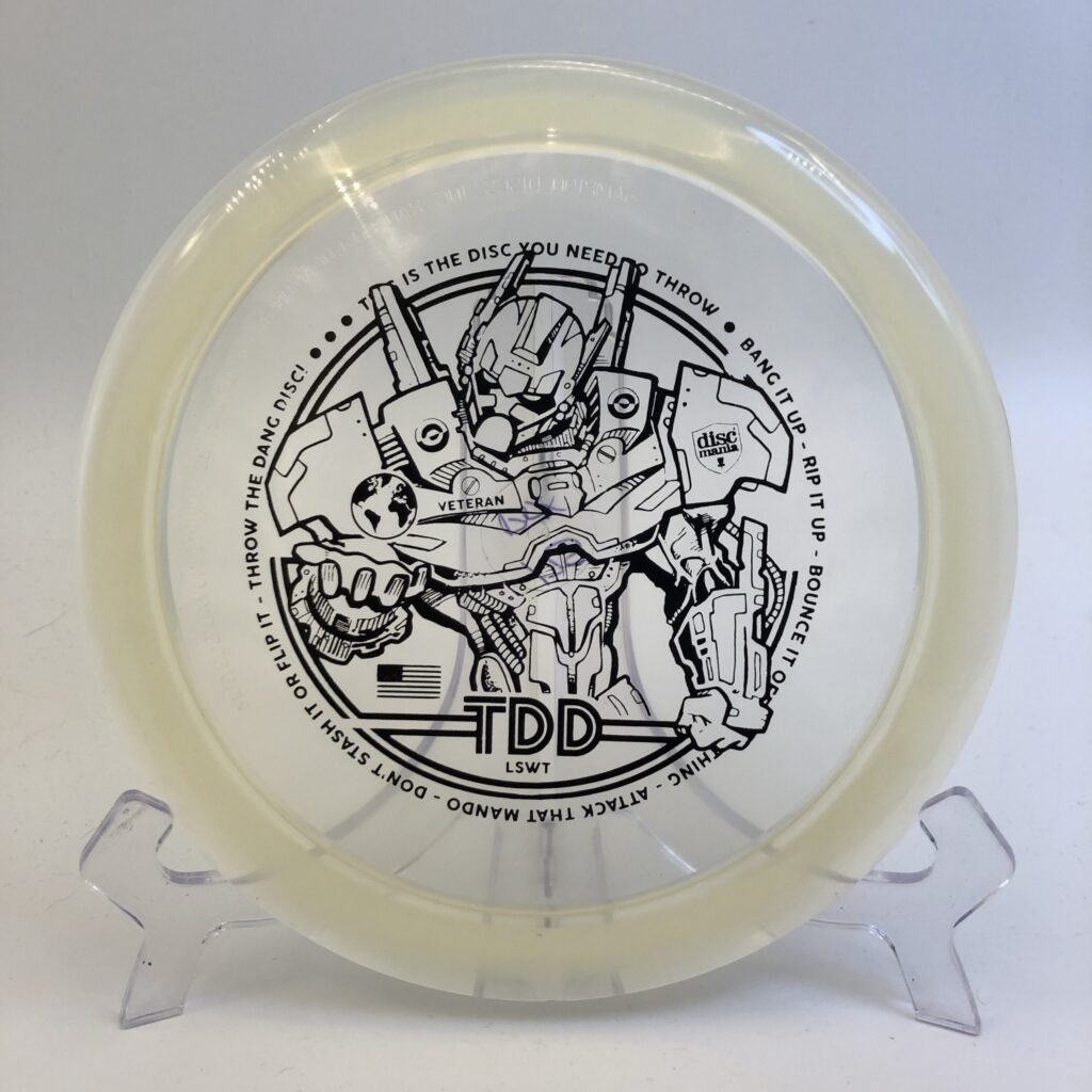 Discmania PDX in C-line plastic Old Run edition weighing 175g.