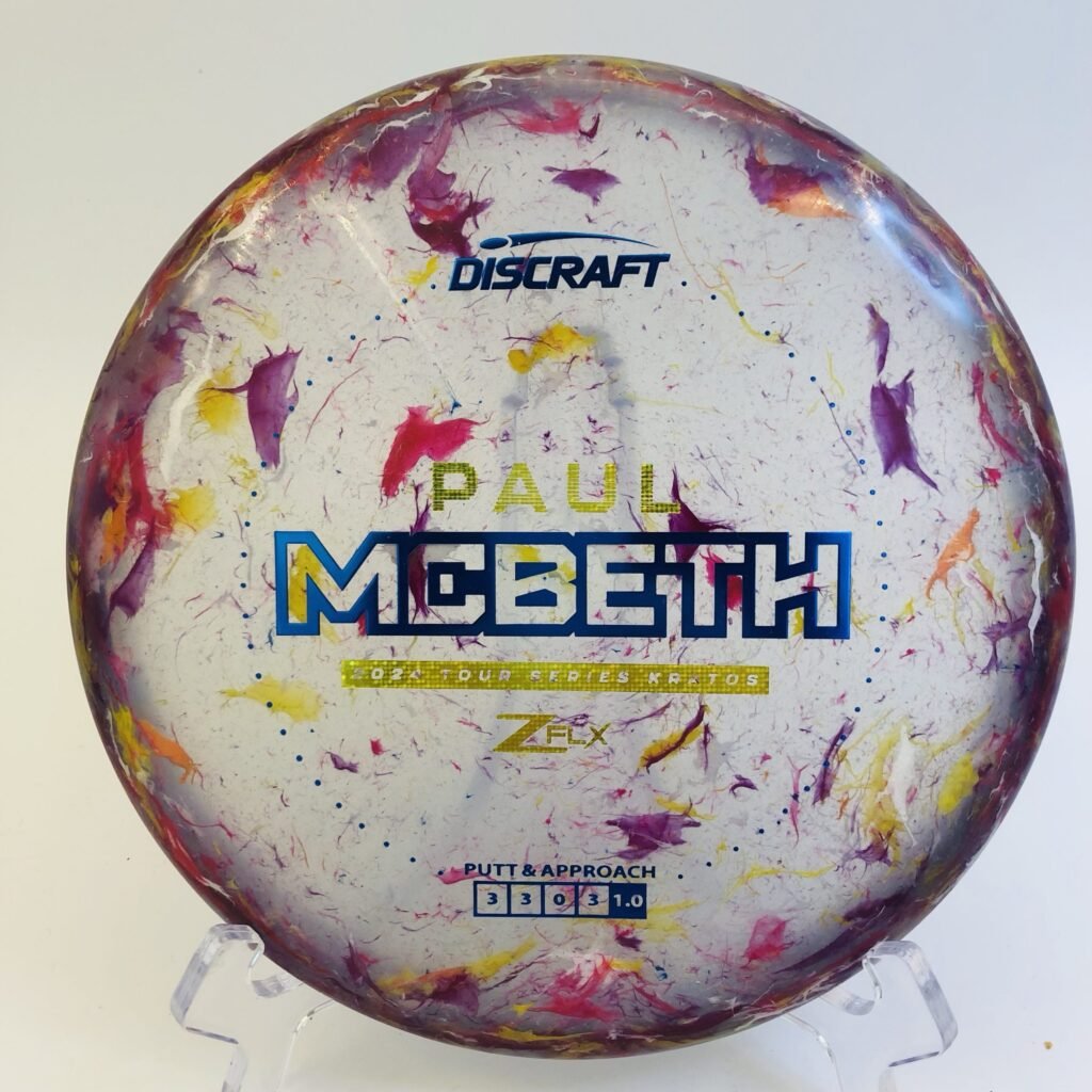 Discraft Kratos in Jawbreaker Z FLX plastic 2024 Paul McBeth Tour Series.