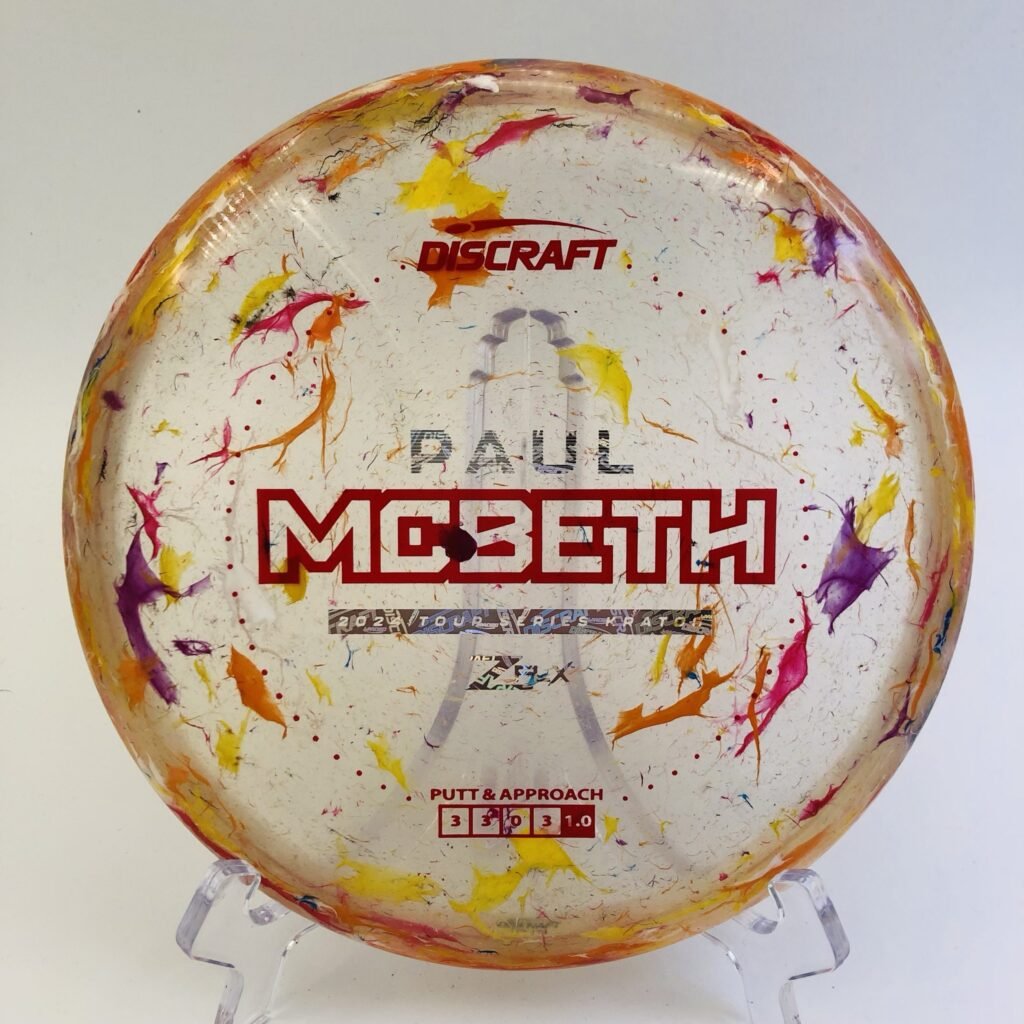 Discraft Kratos in Jawbreaker Z FLX plastic 2024 Paul McBeth Tour Series.