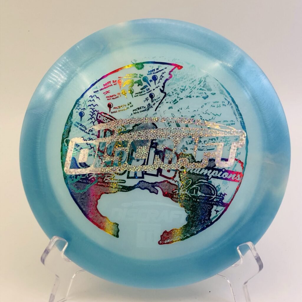 Discraft Force in ESP plastic misprint, a collaboration edition with Paul McBeth and Nate Doss - 9X World Champions.