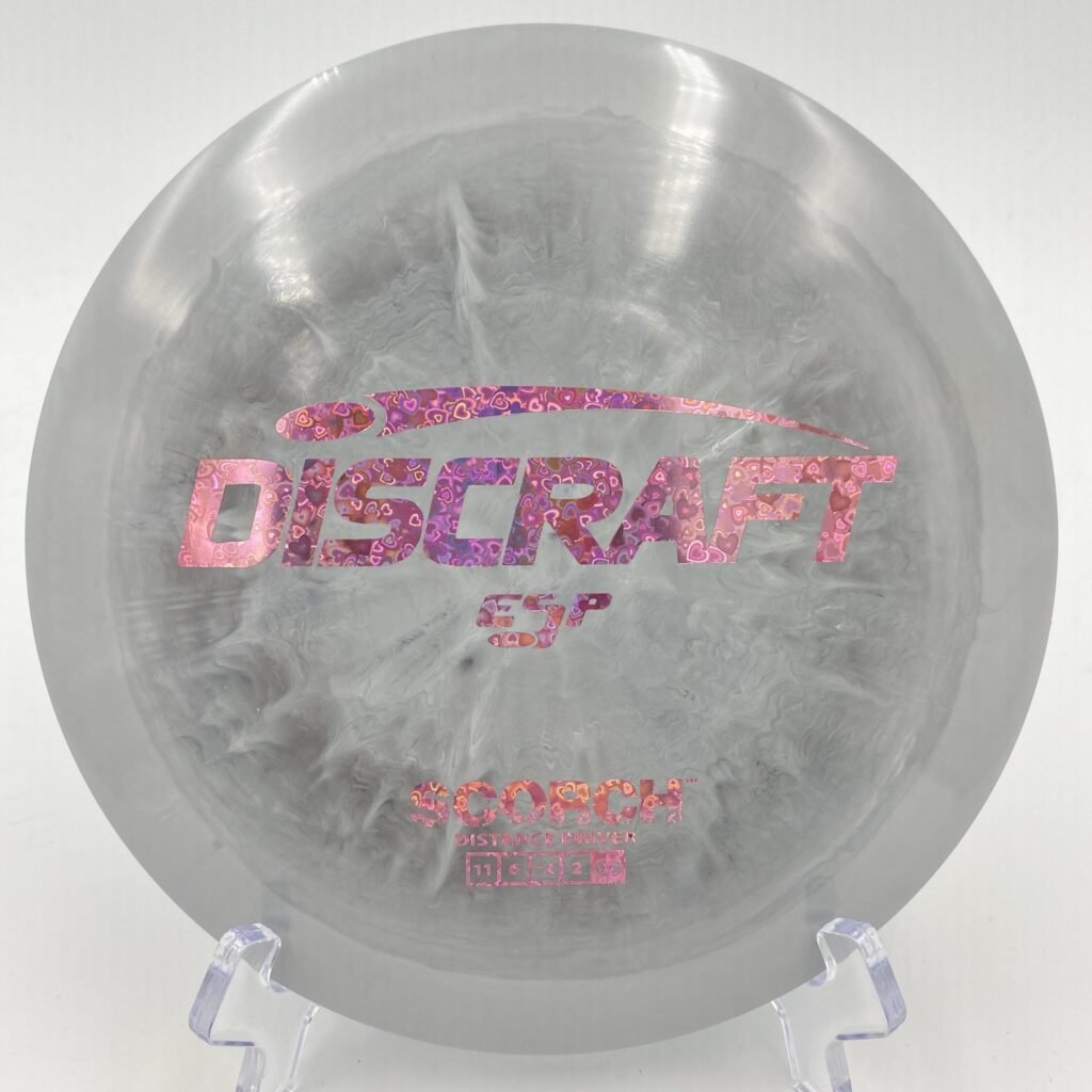 Main view of green Discraft Scorch in ESP plastic.