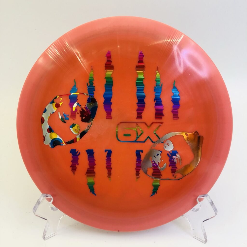 Discraft Undertaker in ESP plastic 6X Commemorative edition with unique swirl design.