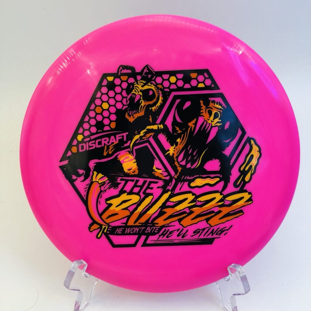 Discraft Buzzz in ESP plastic 2025 Ledgestone Edition with trifoil stamp.