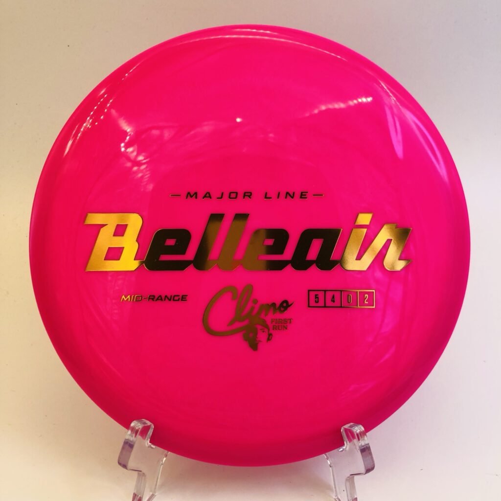 Discraft Belleair in 173g plastic First Run edition featuring Climo's signature.