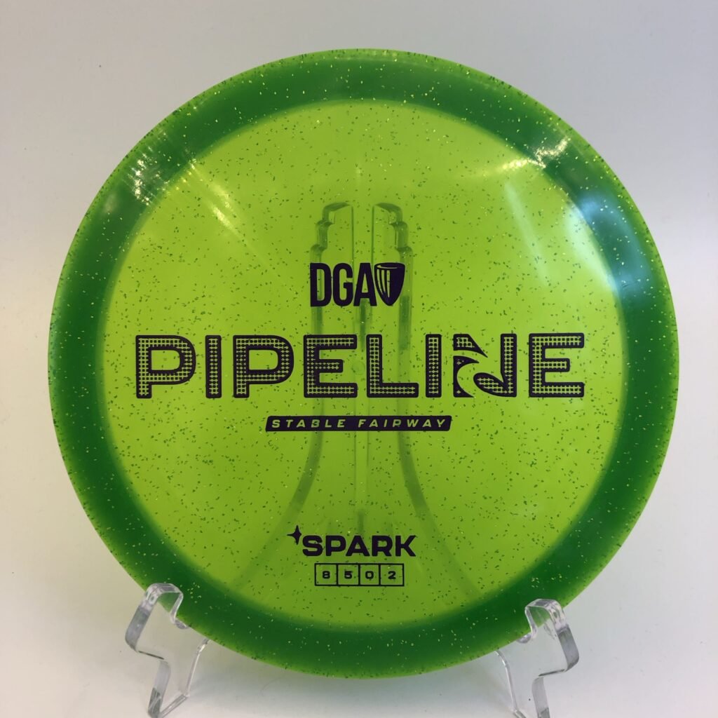 DGA Pipeline in Spark plastic featuring a unique blend for enhanced durability and grip.