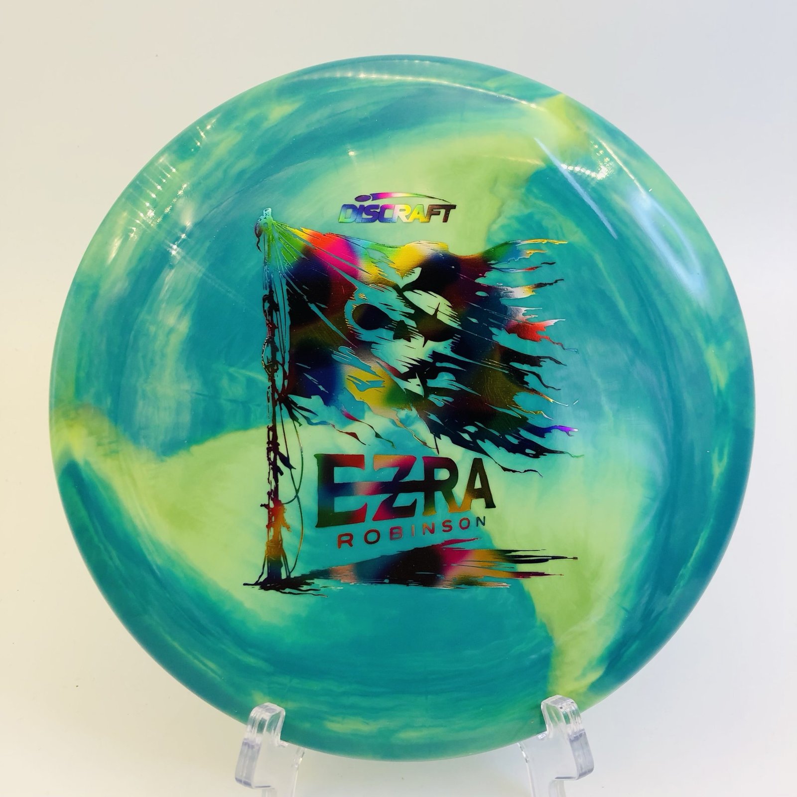 Swirly Discraft ESP Glide in 167-169g featuring Ezra Robinson's design.