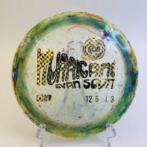 DGA Hurricane in Granite plastic 2025 Evan Scott Tour Series disc.