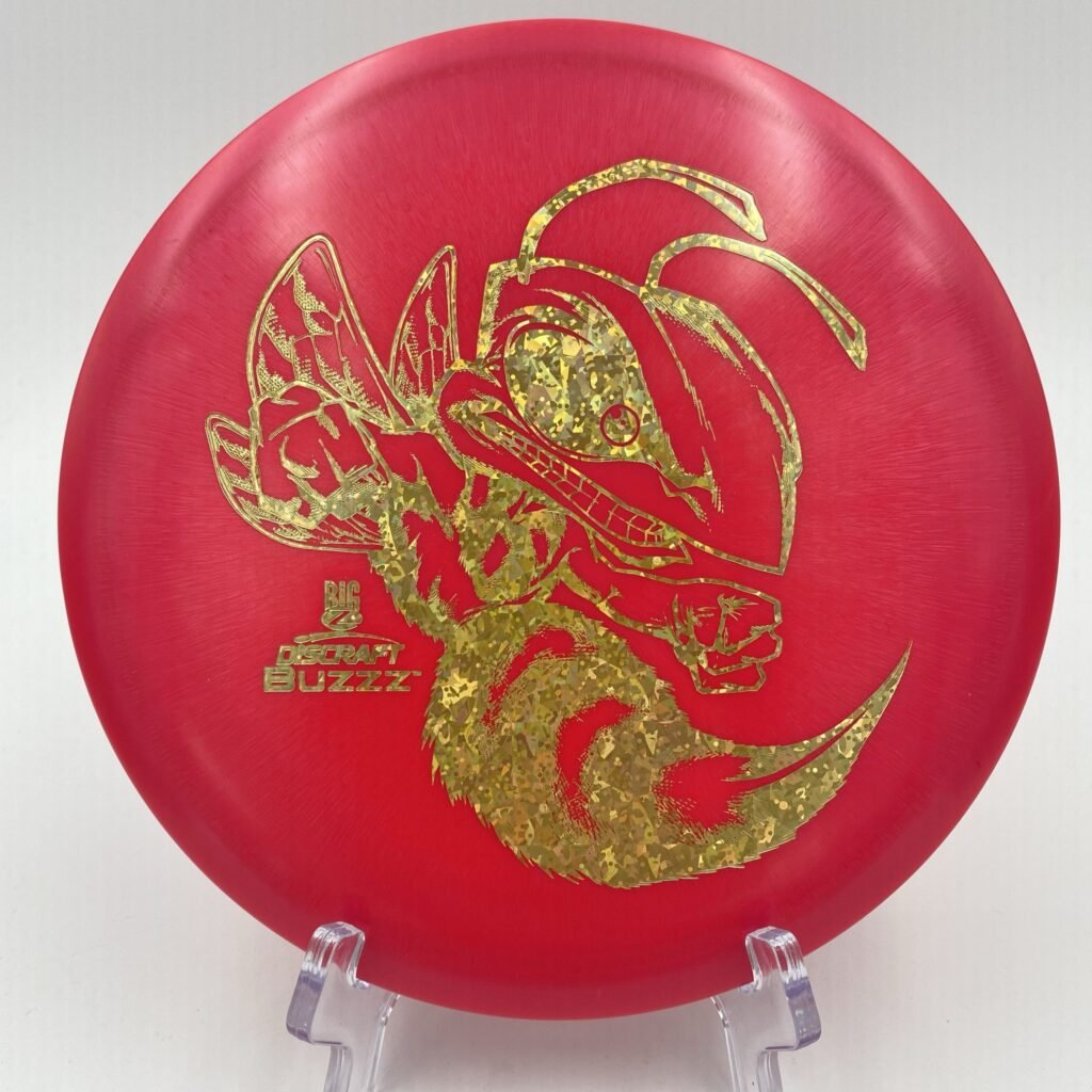 Top view of yellow Discraft Buzzz in Big Z plastic.