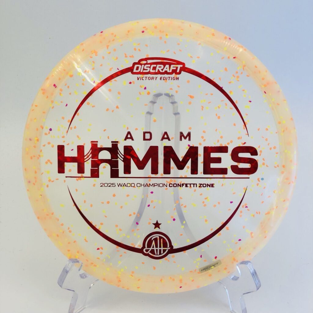 Discraft Zone in Confetti plastic - 2025 Adam Hammes Special Edition.