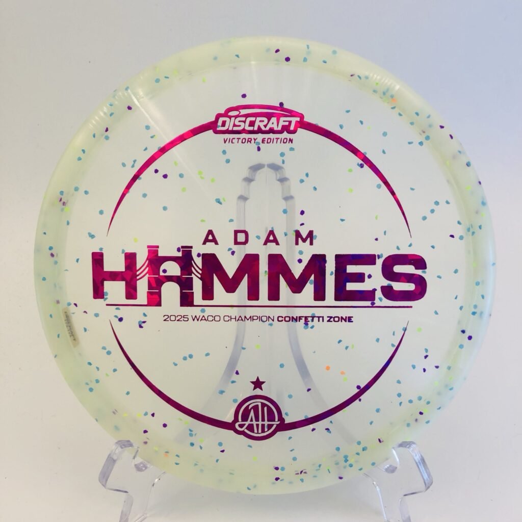 Discraft Zone in Confetti plastic 2025 Adam Hammes Special Edition.