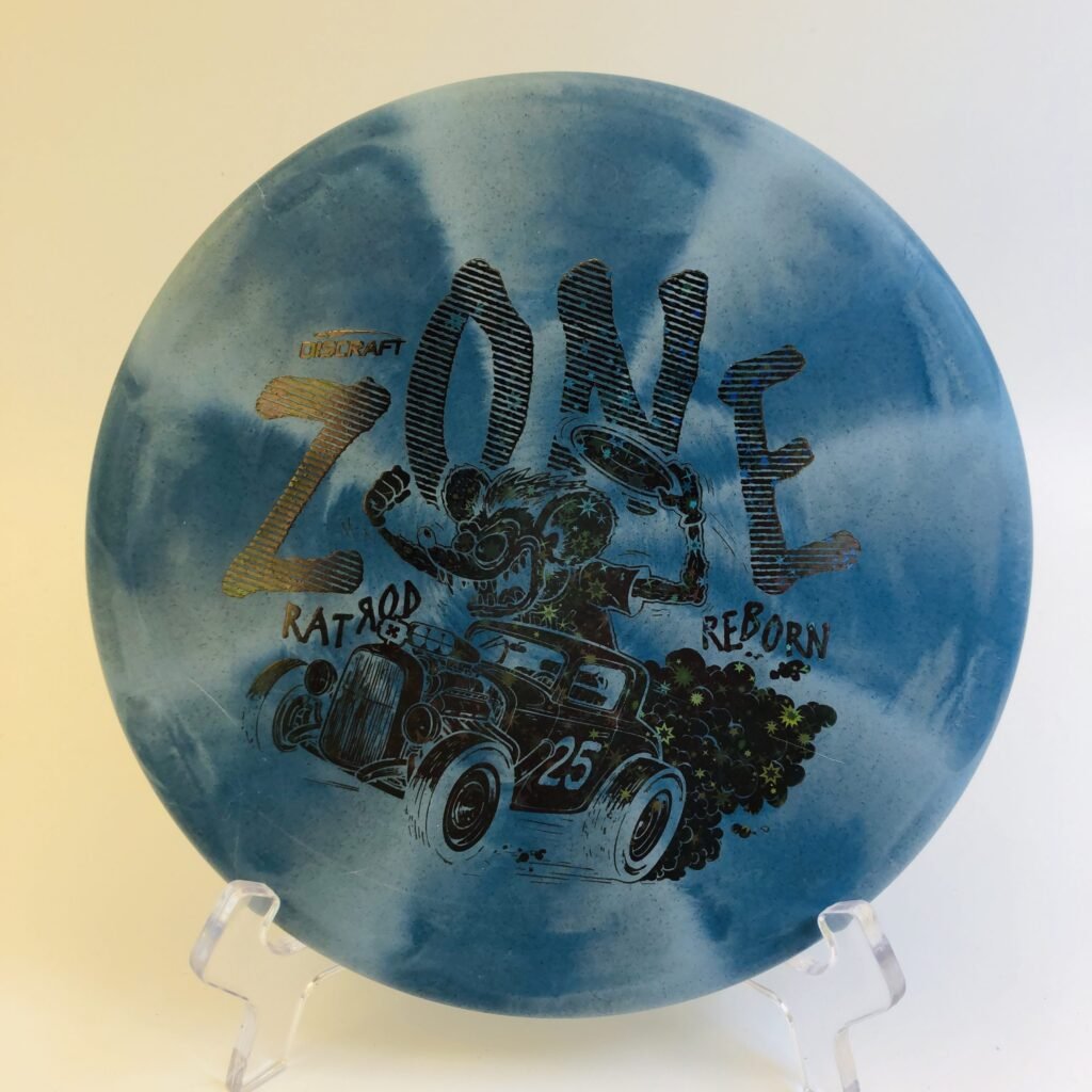 Discraft Zone in Rubber Blend Swirl plastic 2025 Ledgestone Edition providing exceptional grip and stability.