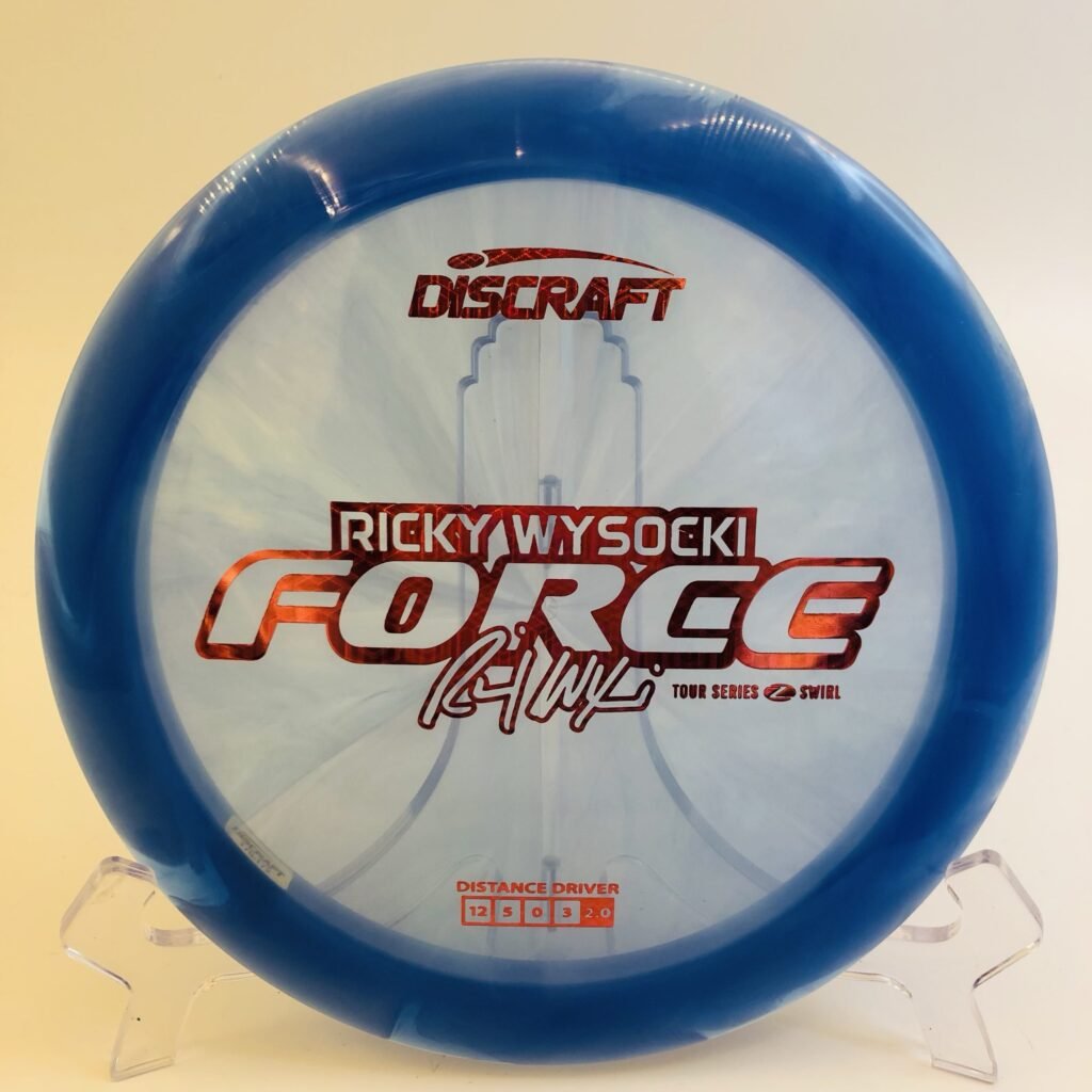 Discraft Force in Z Swirl plastic 2025 Ricky Wysocki Tour Series