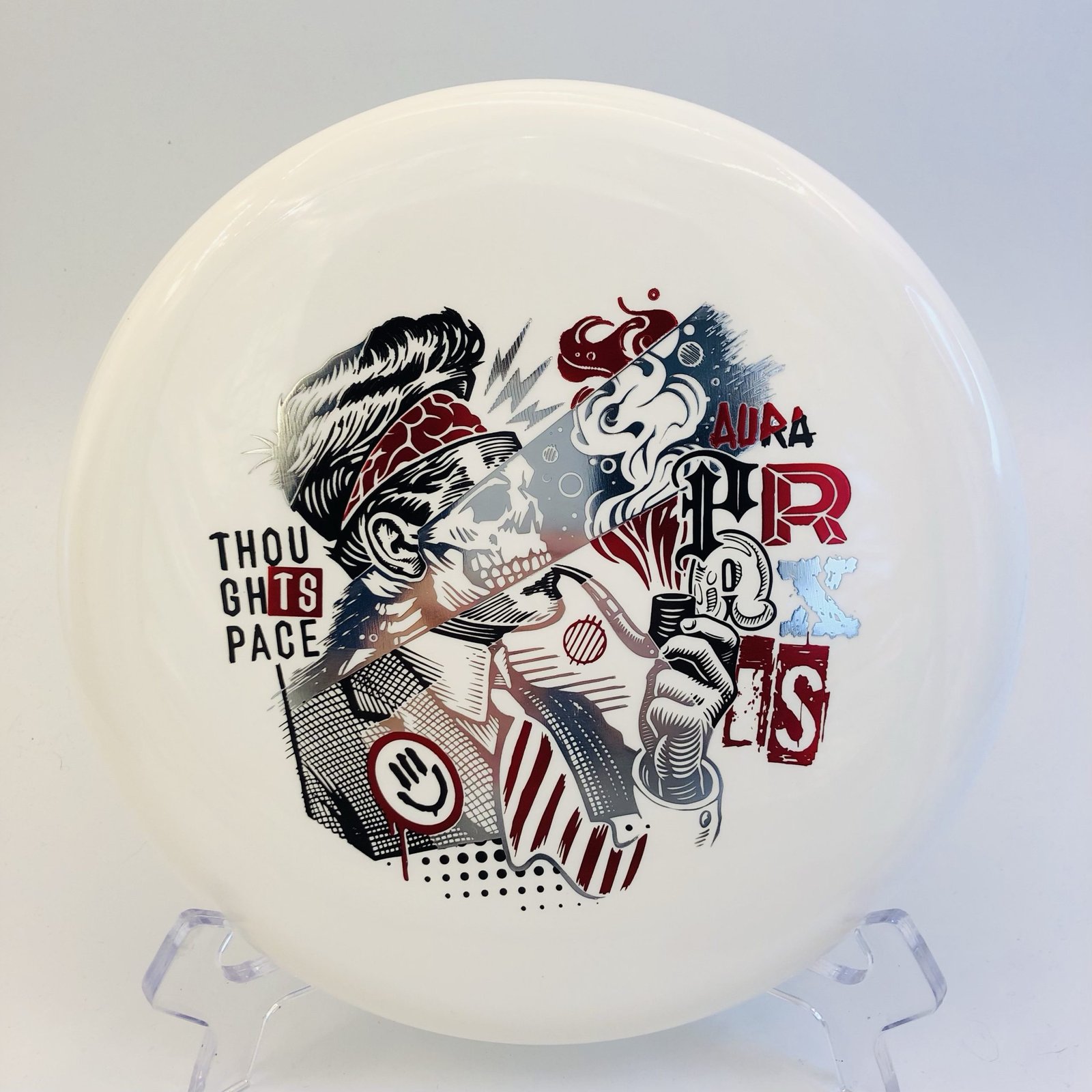 Thought Space Athletics Praxis in Aura Soft plastic for superior grip and feel.