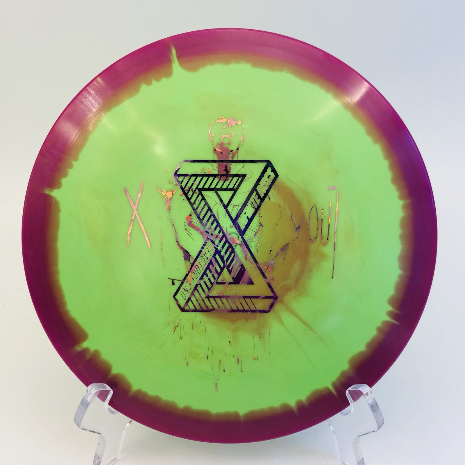 Infinite Discs Exodus in Halo S-Blend plastic X-out edition.
