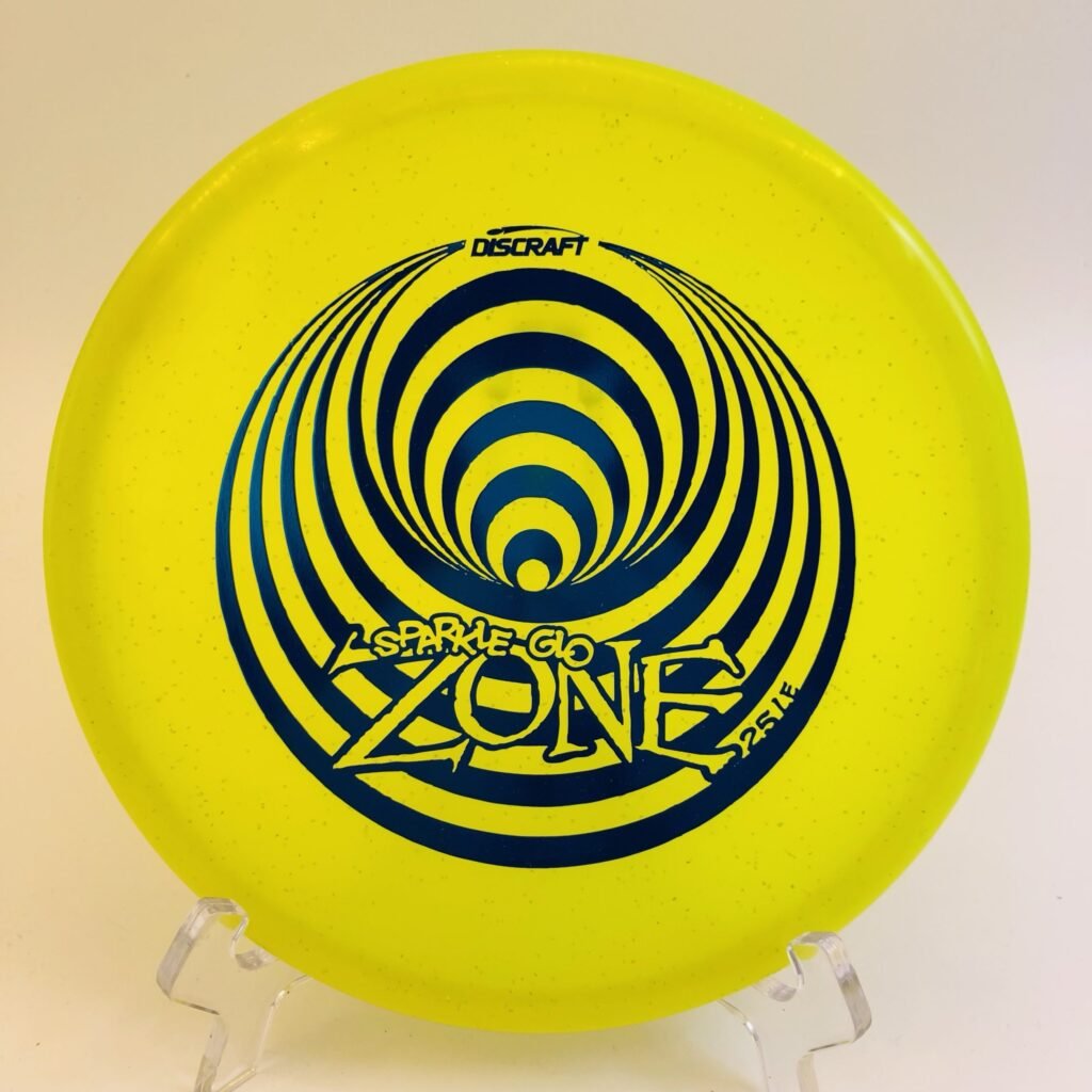 Discraft Zone in Z Glo Sparkle plastic 2025 Ledgestone Edition.