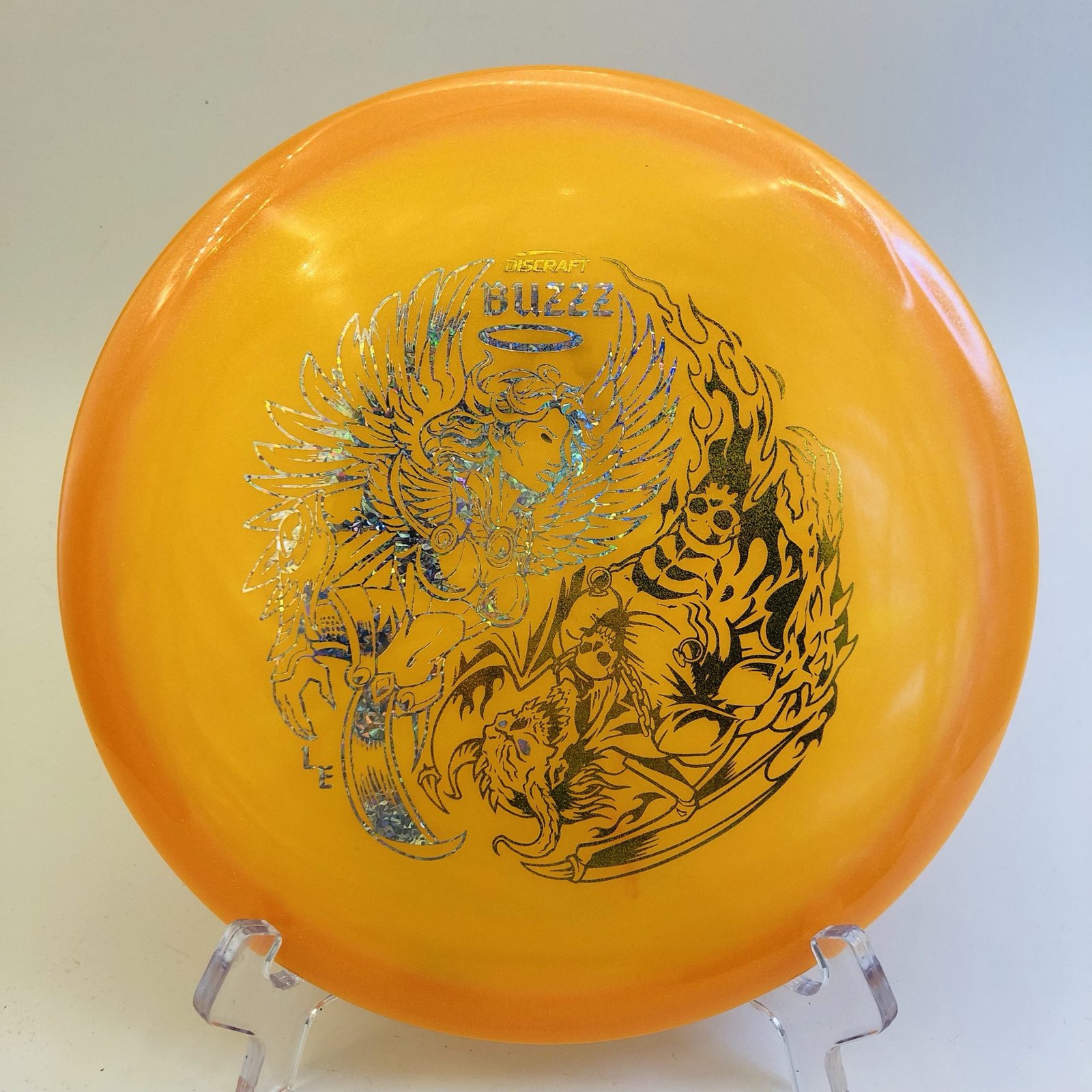 Discraft Buzzz in Z Glo plastic 2025 Ledgestone Edition.