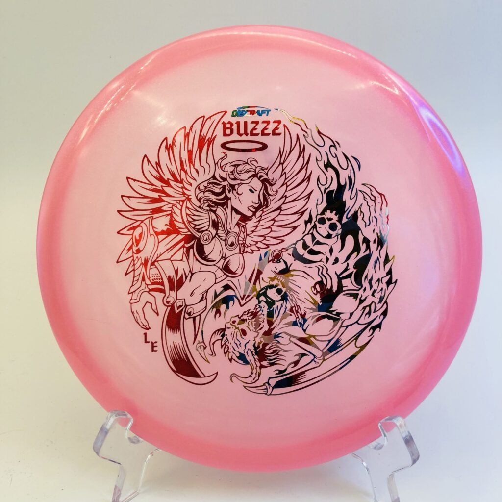 Discraft Buzzz in Z Glo plastic 2025 Ledgestone Edition with vibrant colorshift effect.