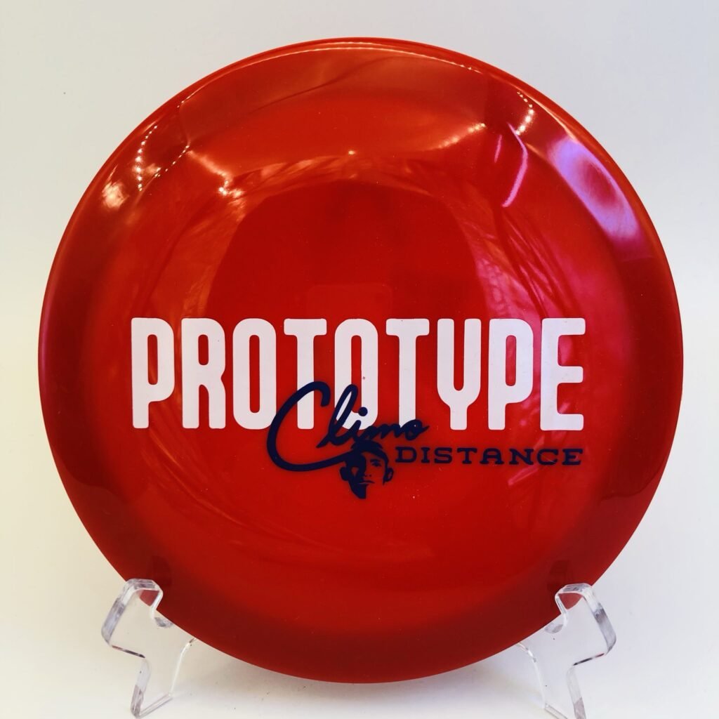 Climo Disc Golf Skyway in Prototype plastic for superior stability and performance.