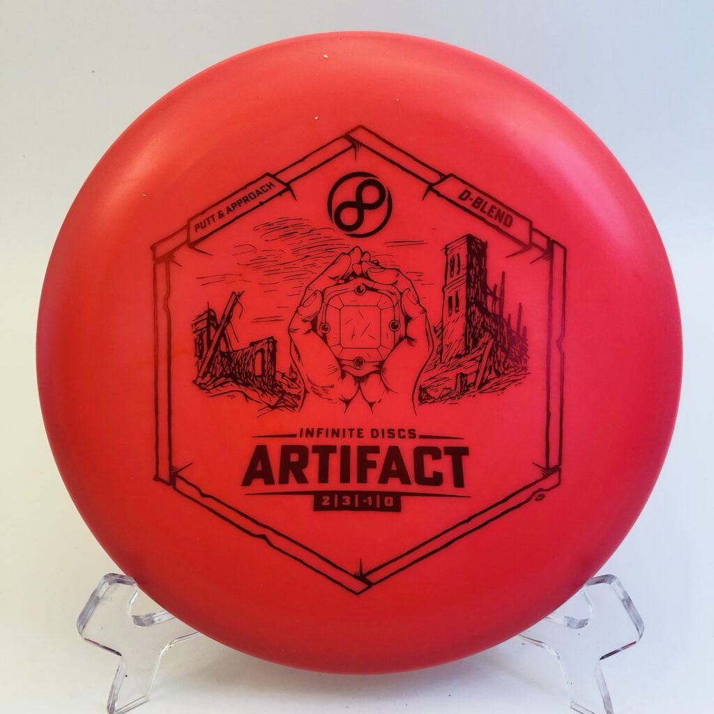 Infinite Discs Artifact in D-Blend plastic Run 2 offering a perfect balance of grip and stability.