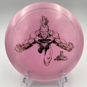 Top view of opaque green Discraft Big Z Force in Big Z plastic.