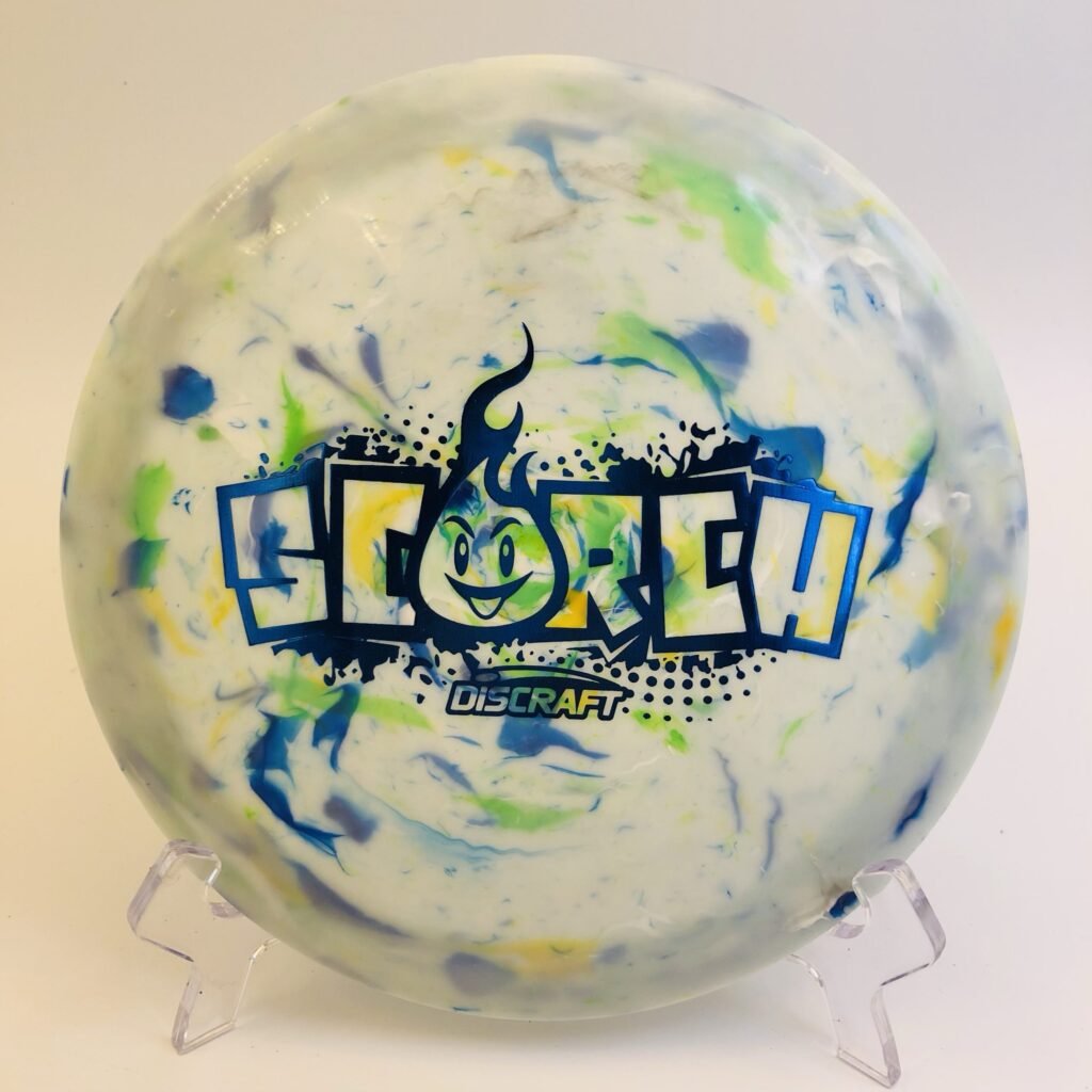 Discraft Scorch in Jawbreaker Lite plastic for kids weighing 117g.