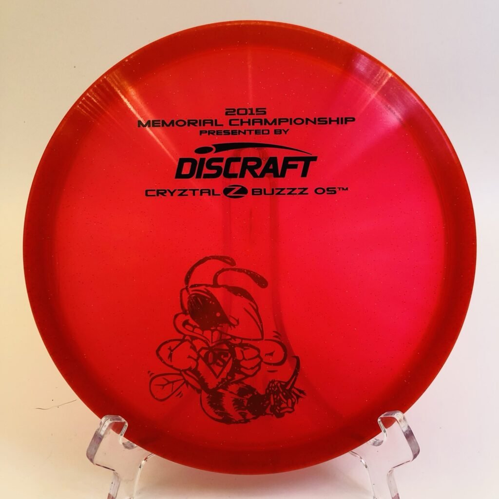 Discraft Buzzz OS in CryZtal Sparkle plastic - Limited Edition 2015 Memorial Championship.