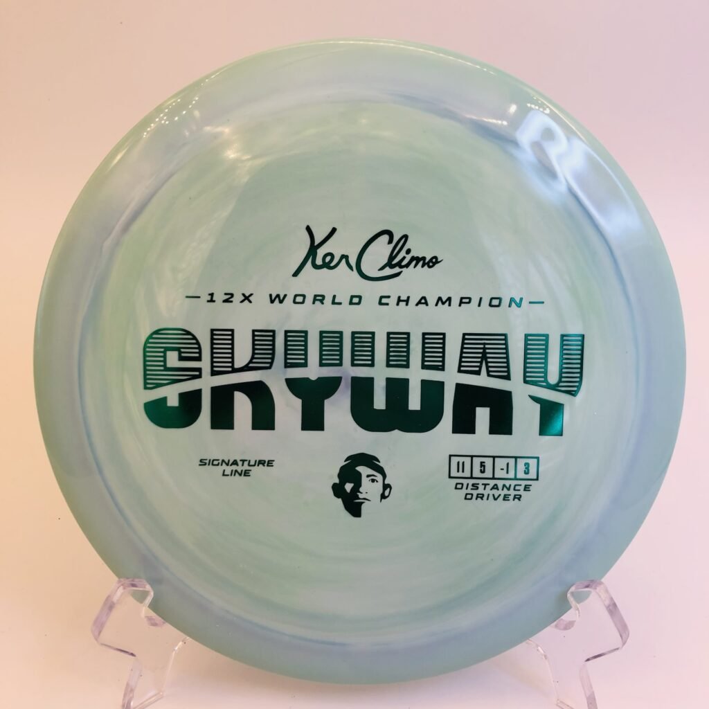 Dynamic Discs Skyway in Signature Line plastic - 172g Climo edition disc golf disc.