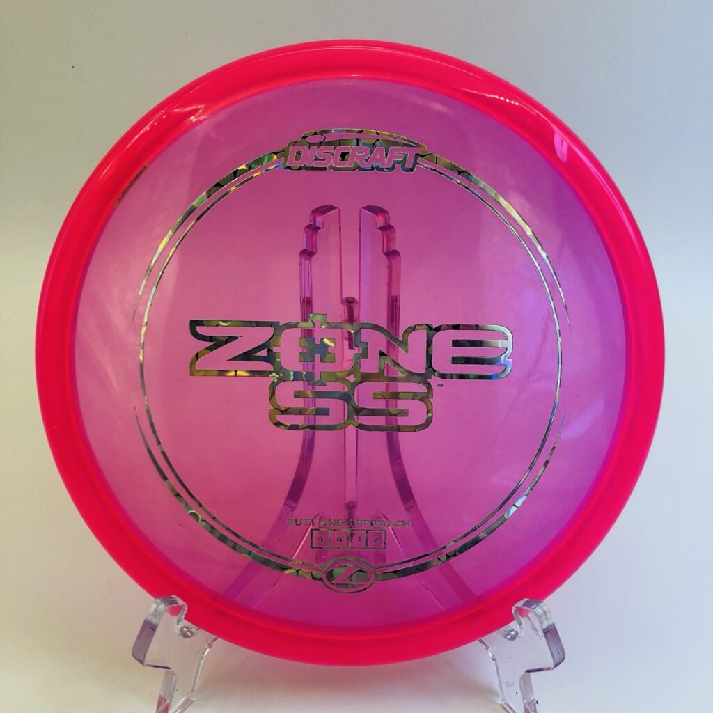 Discraft Zone SS in Standard plastic offering stability and control.