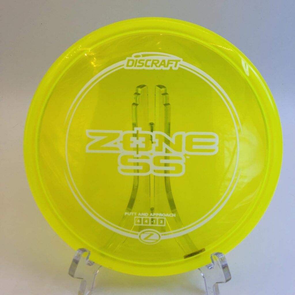 Discraft Zone SS in Z plastic - ideal for controlled stability and distance.