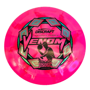 Discraft ESP Swirl Venom Anthony Barela USDGC Disc Golf Disc (174 g) (174 g) Pink