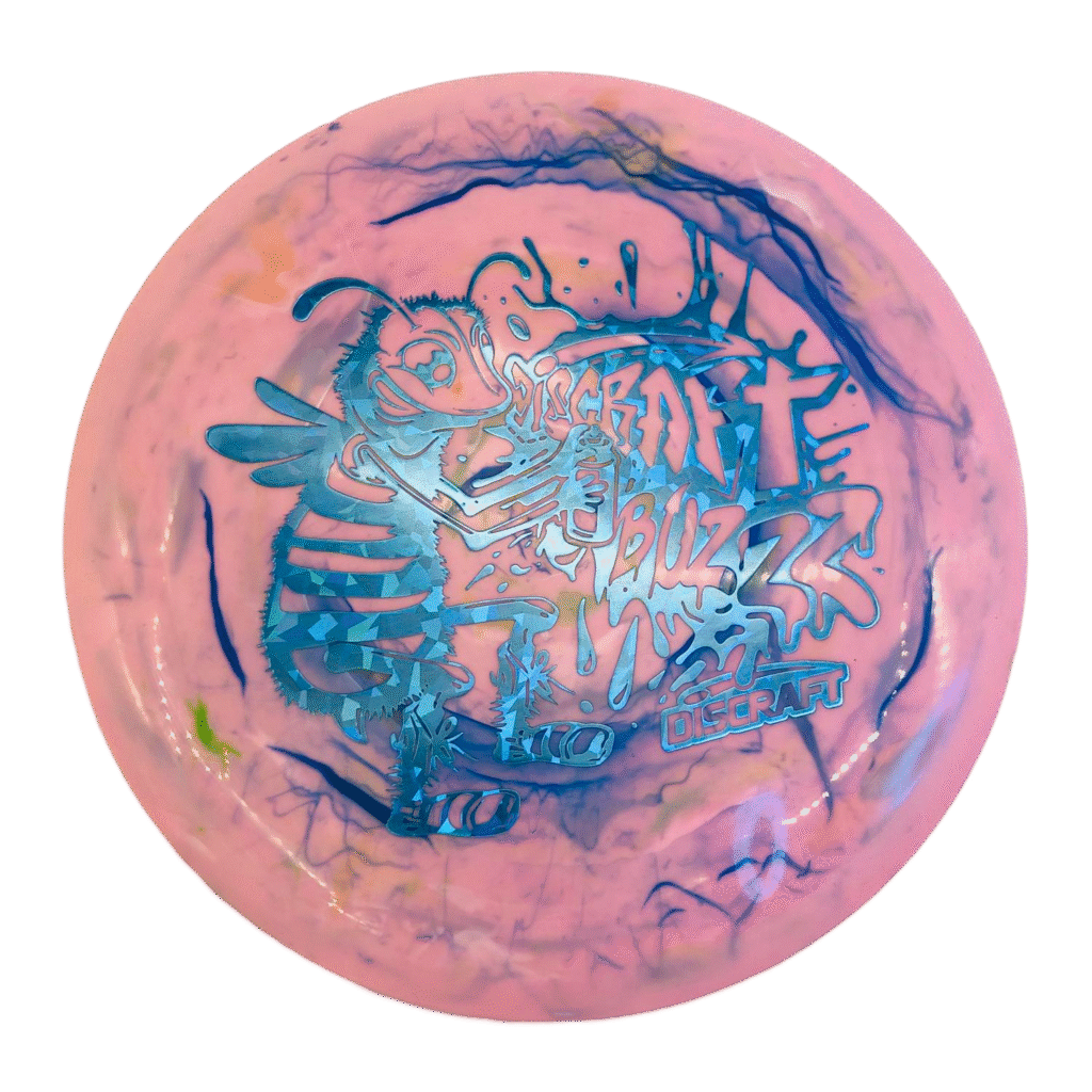 Discraft Buzzz in Jawbreaker Lite plastic for kids, weighing 118 grams.